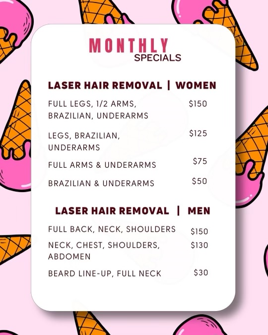 June specials for laser hair removal Los angeles